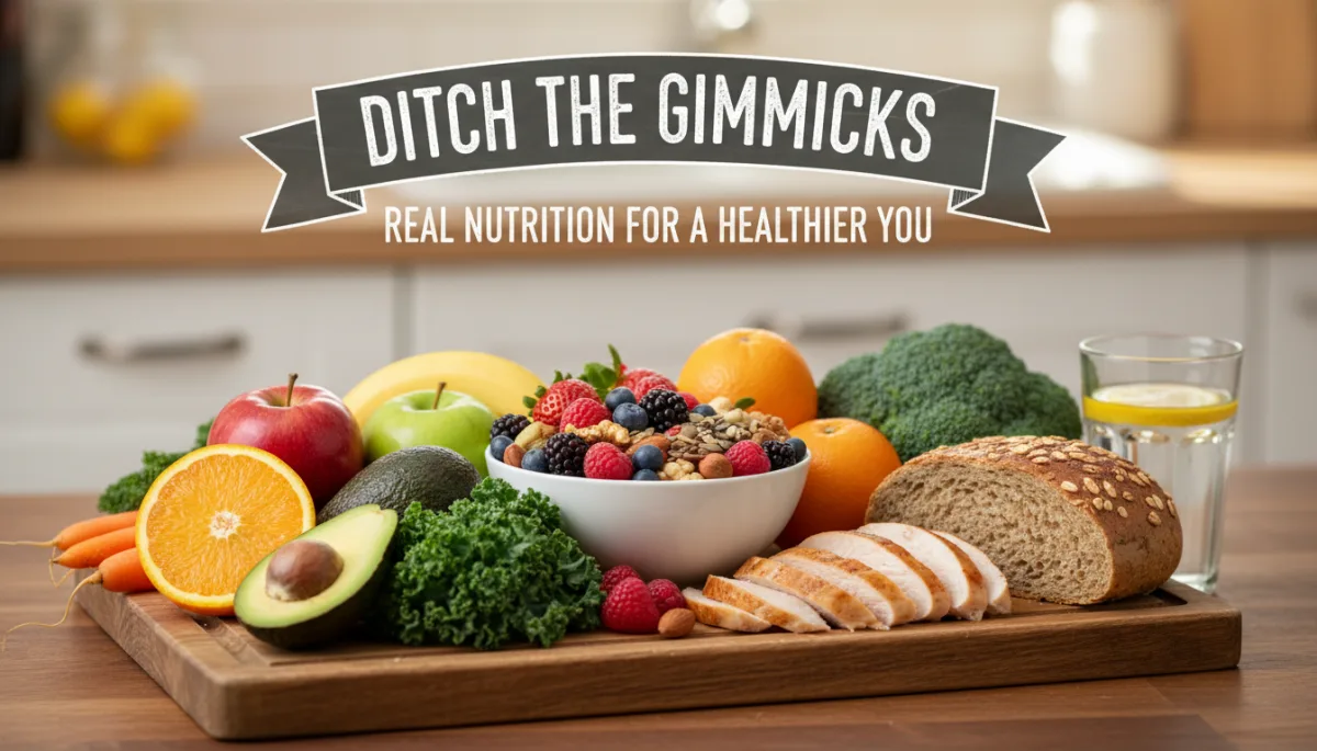 Ditch the Gimmicks: Real Nutrition for a Healthier You