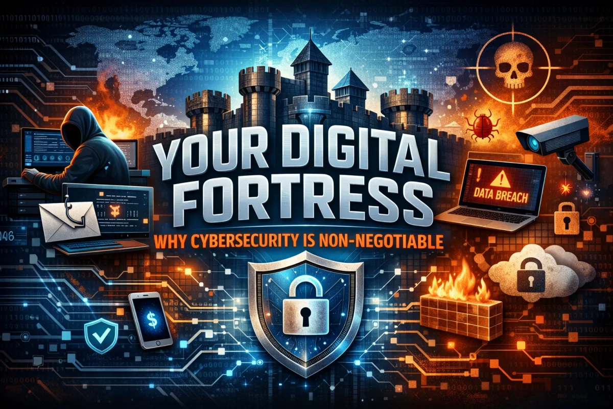 Your Digital Fortress: Why Cybersecurity Is Non-Negotiable