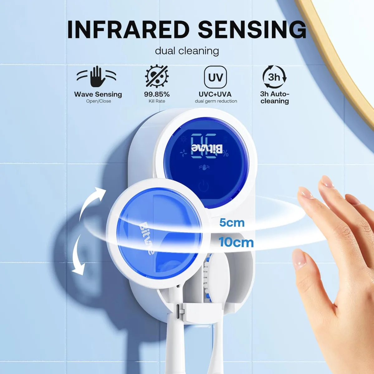 Bitvae D2 Electric Toothbrush: A Clean Smile & Countertop Saver