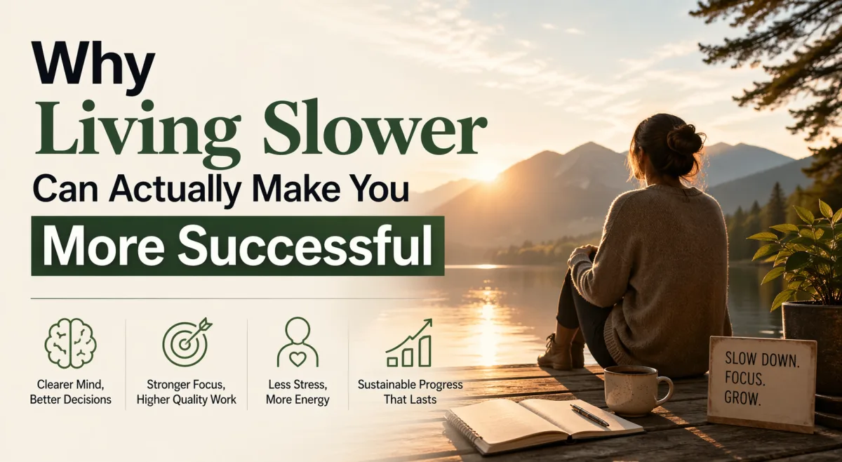 Why Living Slower Can Actually Make You More Successful