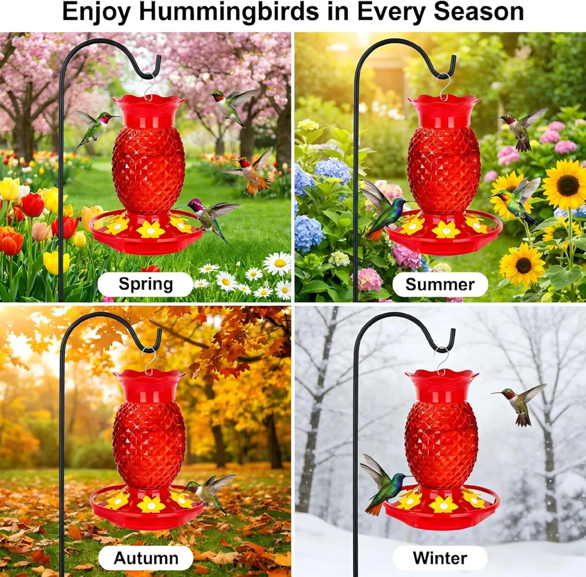 Fchstaer Glass Hummingbird Feeder: Pretty But Does It Work?