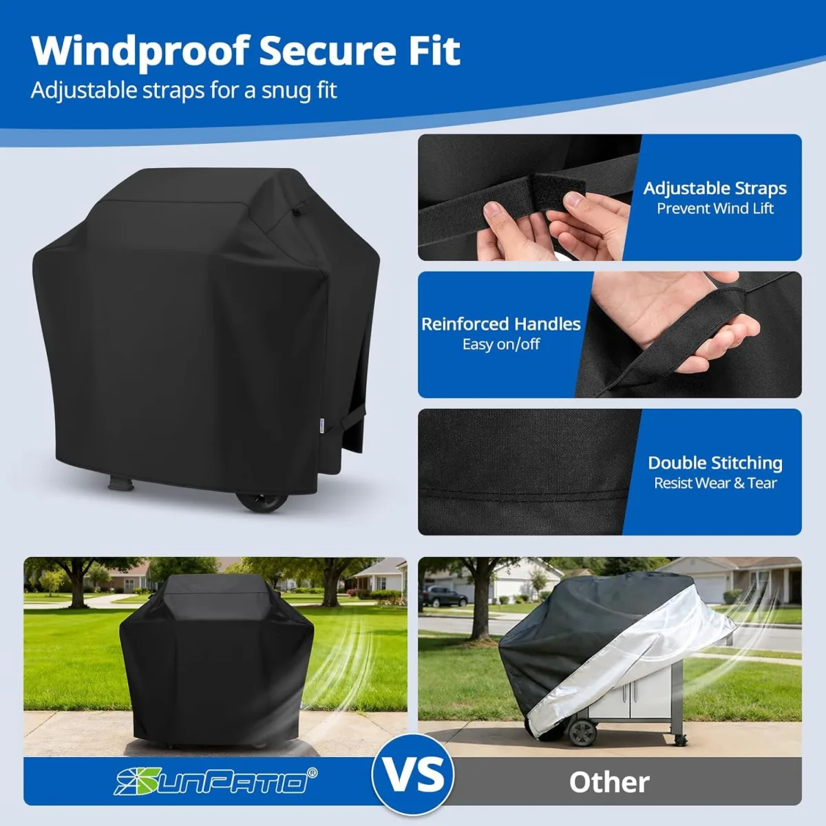 SunPatio 50-Inch Grill Cover: Heavy Duty, Waterproof – My Honest Review
