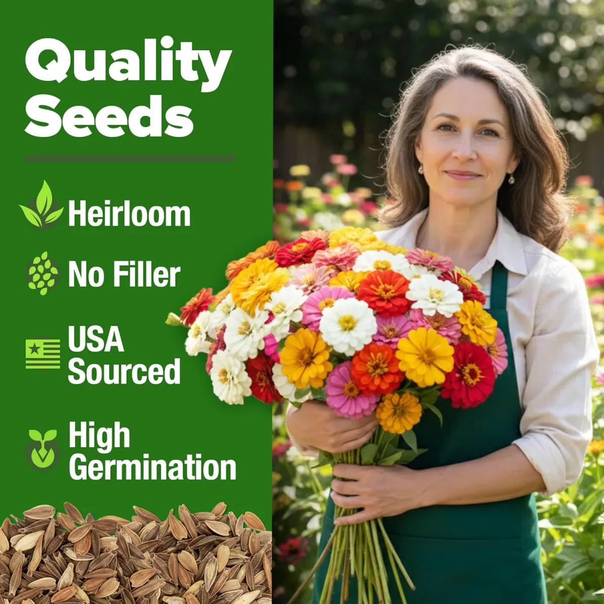Zinnia Seeds Mix: My Honest 3-Week Trial & Early Growth Review