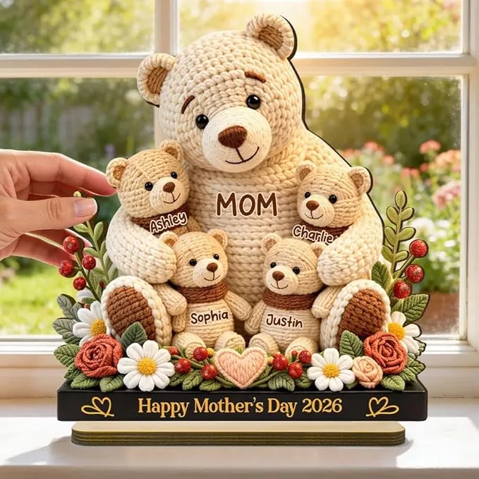 Mama Bear Plaque: A Heartfelt, Yet Flimsy, Personalized Gift for Mom