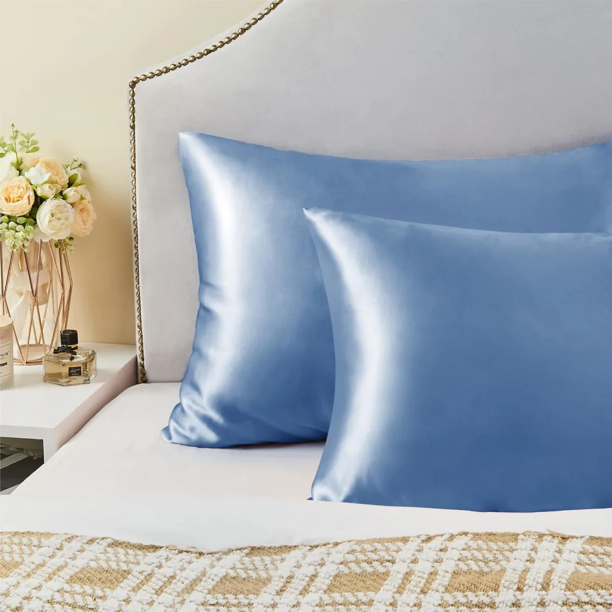 Airy Blue Satin Pillowcase Review: My 3-Week Honest Experience