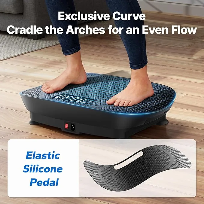 MERACH Curved Vibration Plate Review: Lymphatic Drainage & More