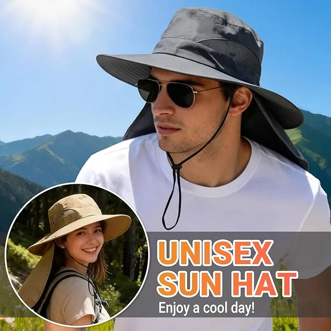 NPQQUAN UPF 50+ Sun Hat Review: Neck Flap, Wide Brim - 3 Weeks Worn
