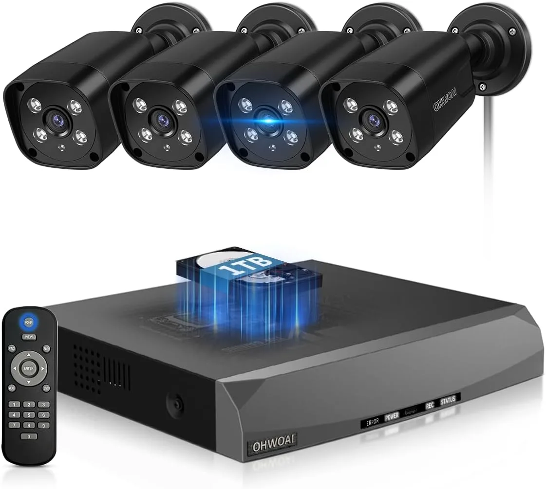 4K POE Security System: Crystal Clear, but Setup's a Project