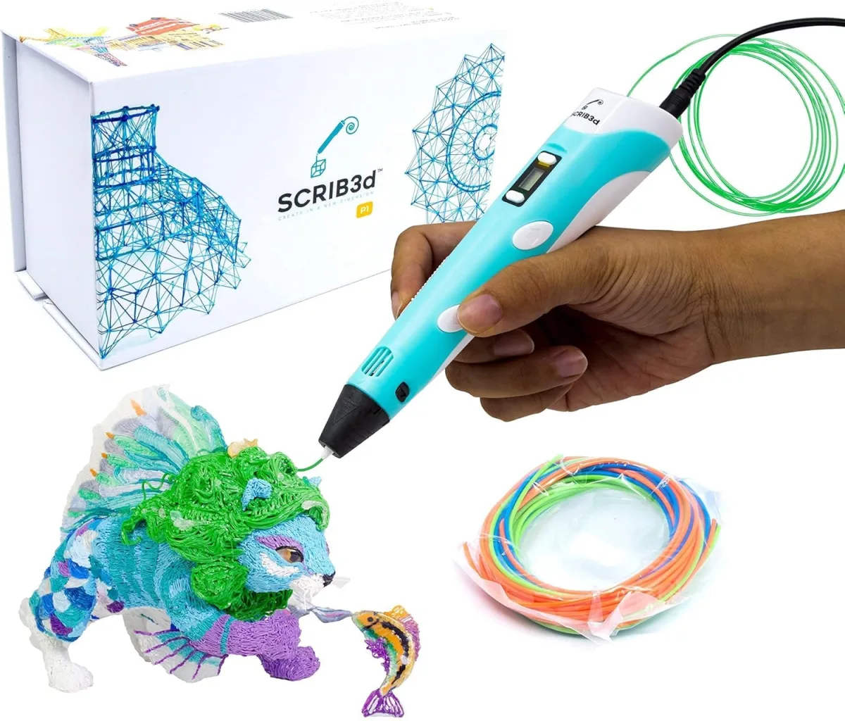 SCRIB3D P1 3D Pen Review: A Fun, Fiddly Intro to 3D Art